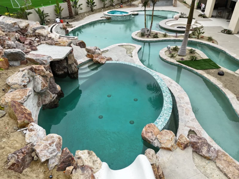 Lazy River Pool Project From A Different Angle